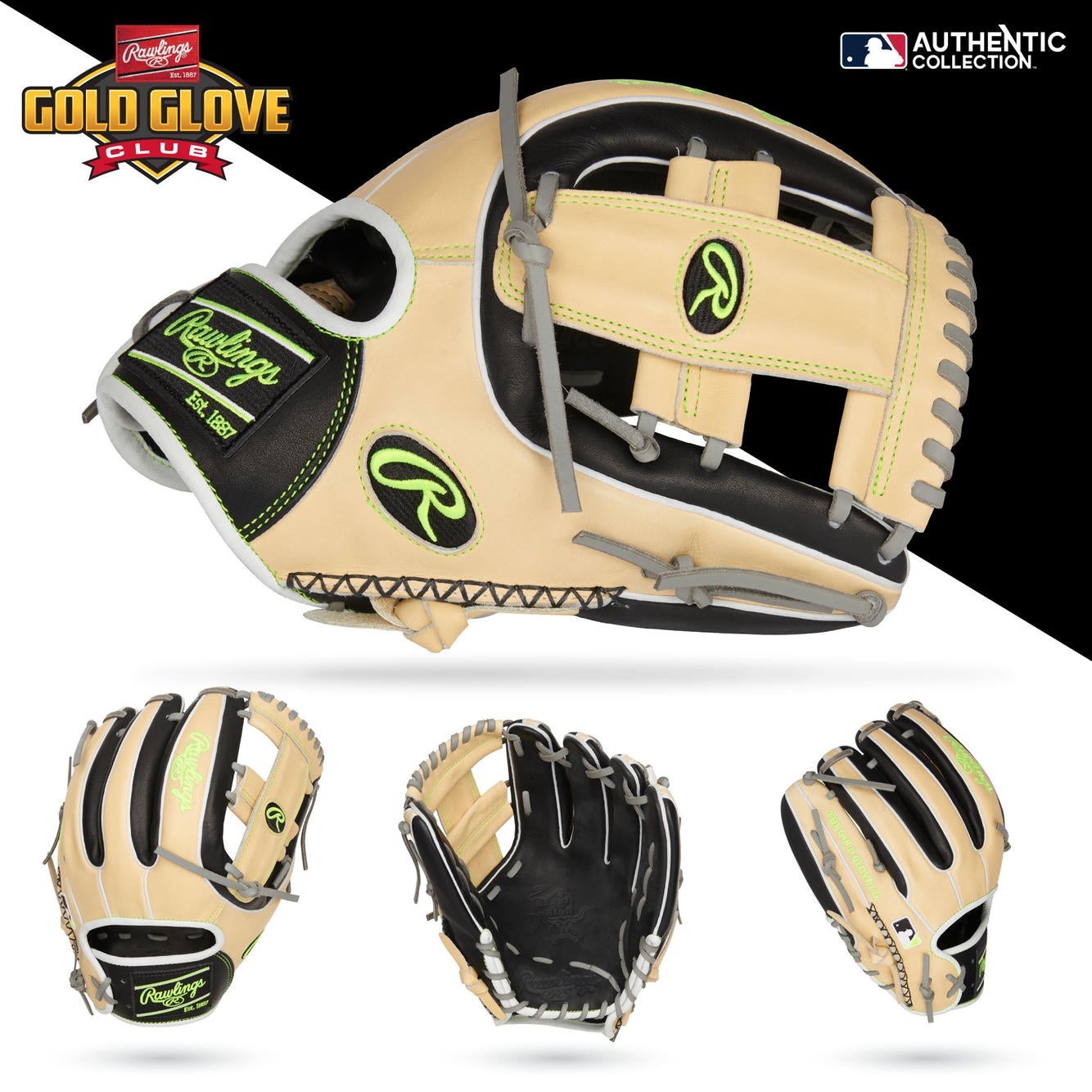 New 2021 Gold Glove Club of the Month July Rawlings HOH PRO315-13BCO 11.75" Free Shipping - Image 2